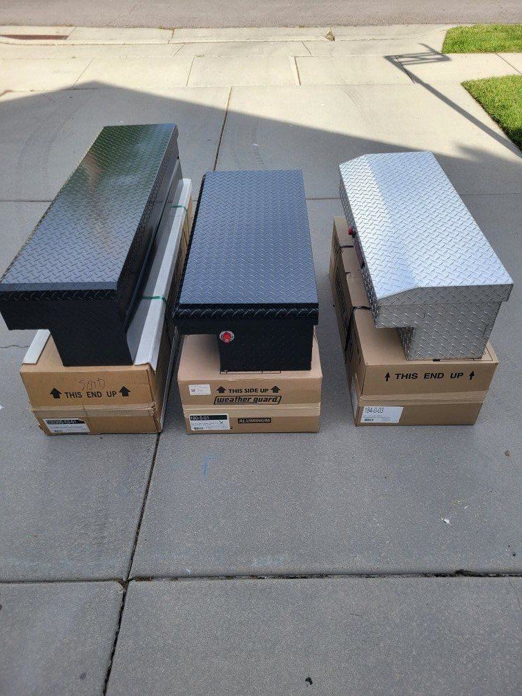 Weather Guard bedside tool boxes
