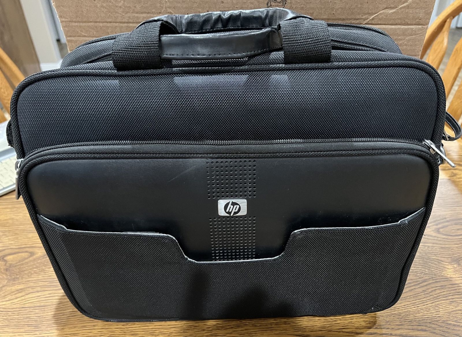 HP Black Laptop Bag Briefcase with TSA Lock - Multiple Compartments