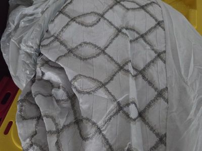 White & Gray Geometric duvet cover king size