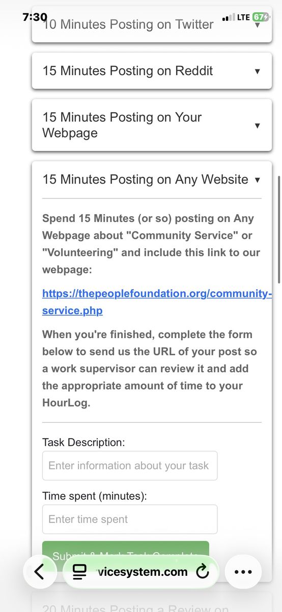 Community service hours done online !
