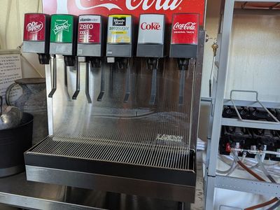 Commercial soda machine