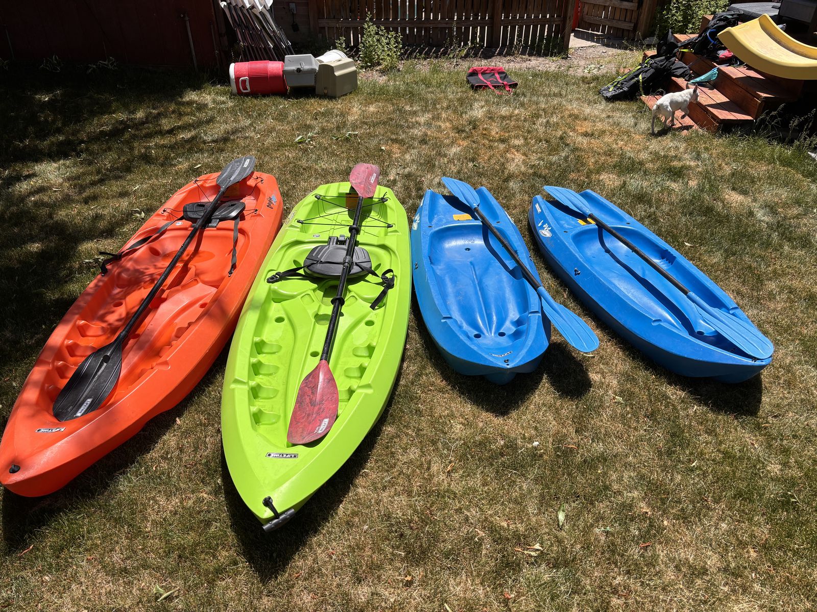 4 Lifetime Kayaks