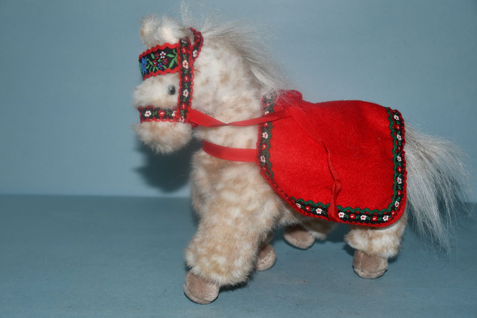 VINTAGE 1991 TOY "OATSIE" PLUSH  HORSE ~ "EINE MOUNTAIN CLIMBER" ~ MUFFY VANDERBEAR ~ JOINTED ~ CLEAN!