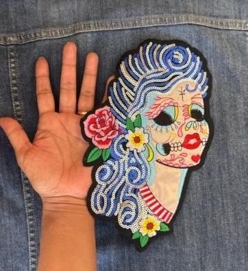 5pc Catrina Lady Patch