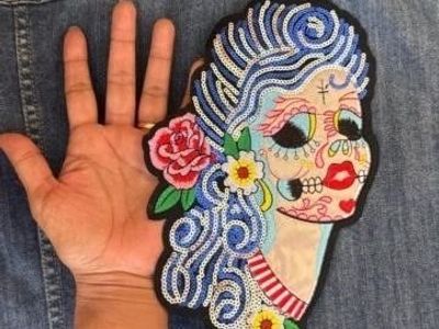 5pc Catrina Lady Patch