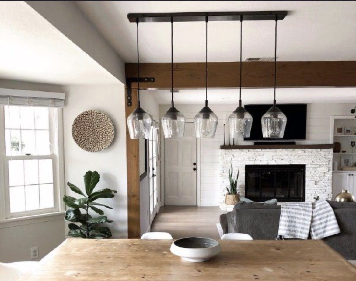 Pottery Barn Donovan 5-Light Linear Pendant Chandelier