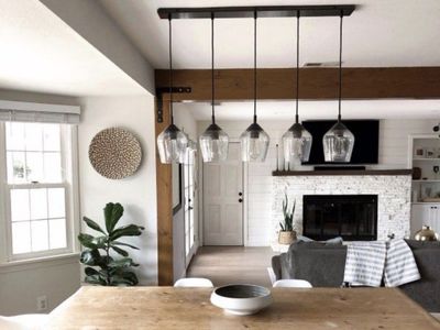 Pottery Barn Donovan 5-Light Linear Pendant Chandelier