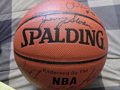 Spalding NBA Endorsed Autographed Basketball - Collectible Memorabilia