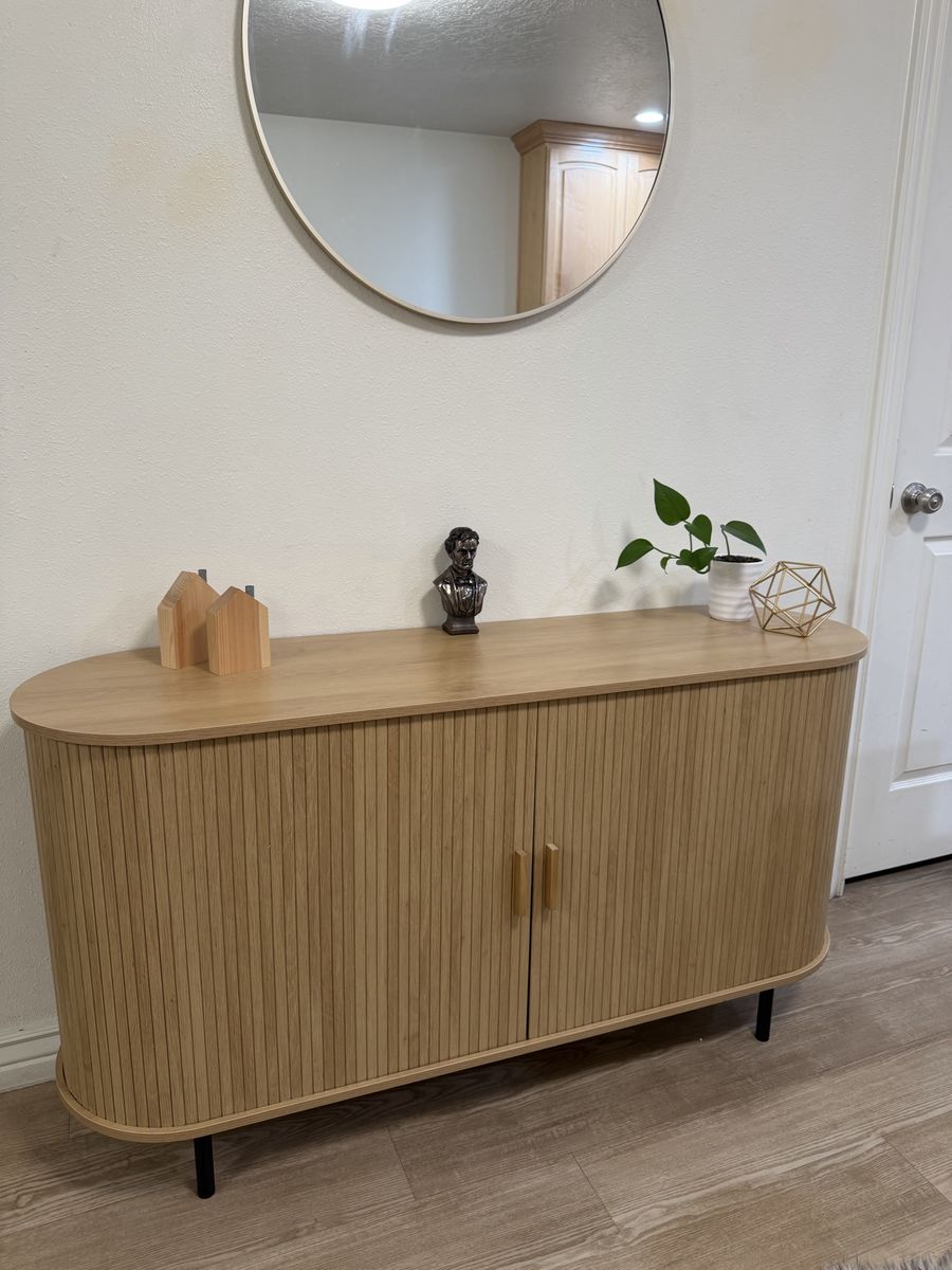 Modern Wood Sideboard / Accent Cabinet - New, Assembled from Box