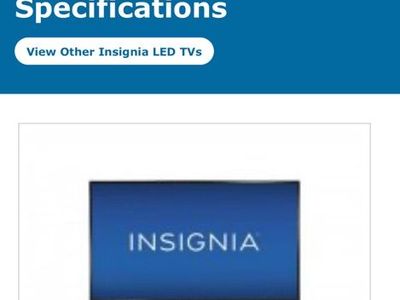 Insignia 55-Inch HD TV