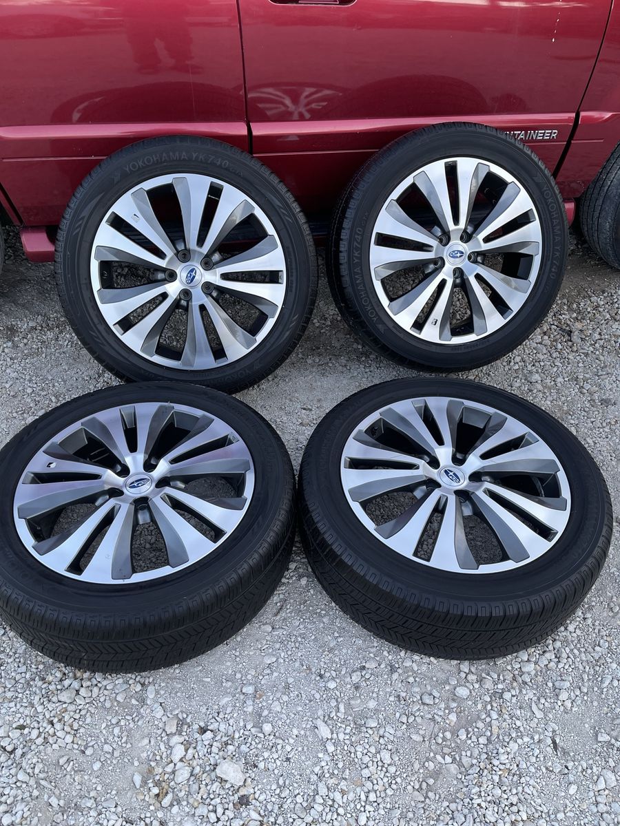 Set of 4 wheels & Tires -2022 Subaru Ascent