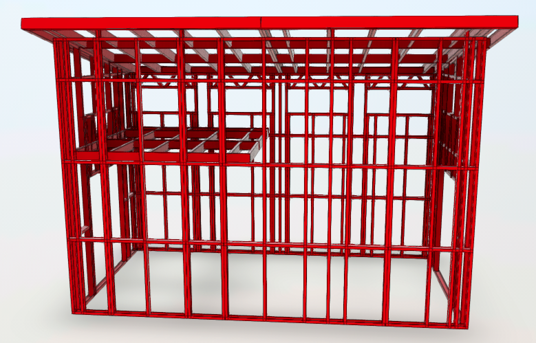 10x20 Steel-Framed Shed with Loft (Panelized Frame Only) – $4,750