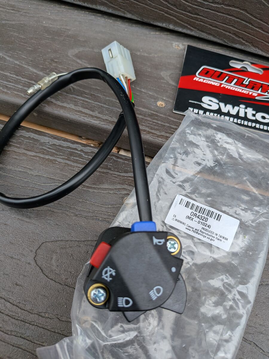 Brand New Outlaw Racing Headlight Switch – Fits KTM, Husqvarna, Husaberg
