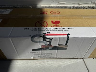 New PSI Table Saw Dust Collection Guard
