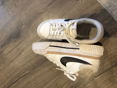 Nike Court Legacy Lift White/Black Women's Sneakers - Size 7.5