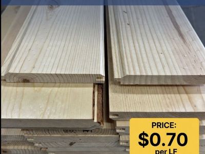 1X6 Tongue N Groove – 8/12/16 ft – Only 70¢/LF!