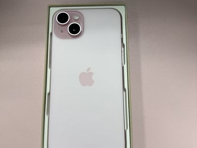 Unused unlocked pink iPhone 15+