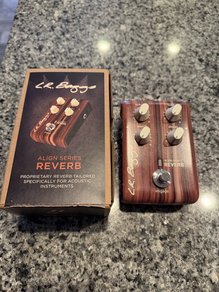 LR Baggs Align Series Reverb Acoustic Guitar Pedal with Original Box