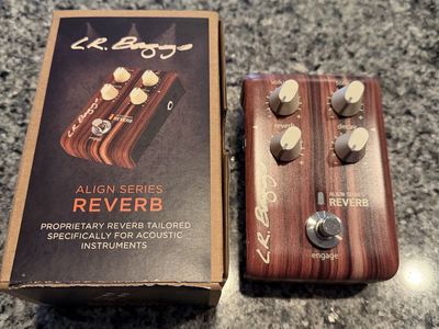 LR Baggs Align Series Reverb Acoustic Guitar Pedal with Original Box