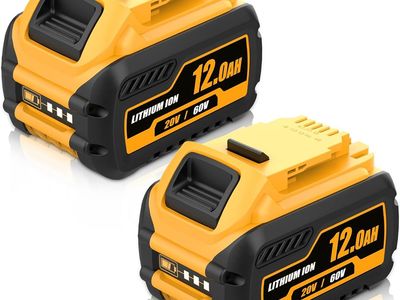 NEW 2Packs 12000mAh High Capacity Replacement for Dewalt 20V/60V Max Lithium Battery