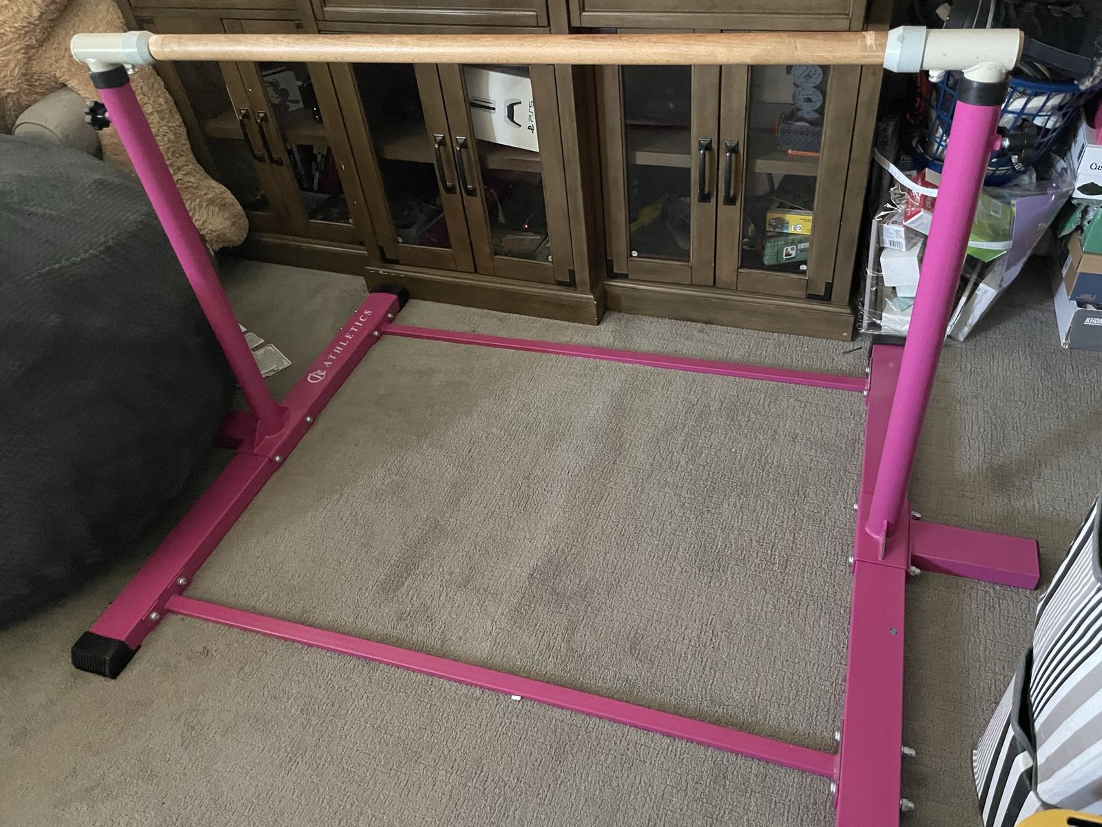 Tumble Athletics Pink Adjustable Gymnastics Kip Bar