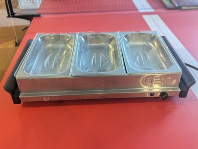 Three Bin Warmer / Cooker