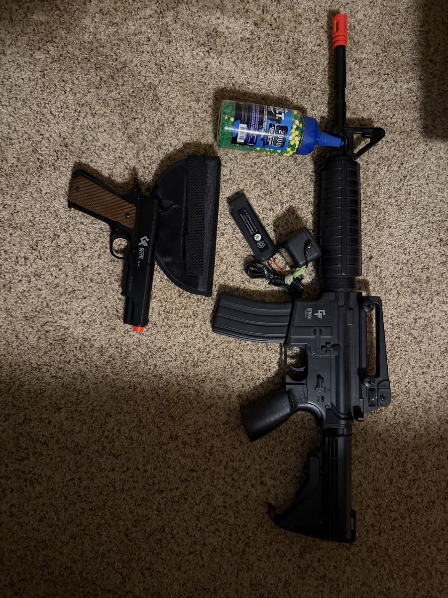 Airsoft guns and Ammo