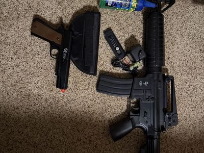 Airsoft guns and Ammo