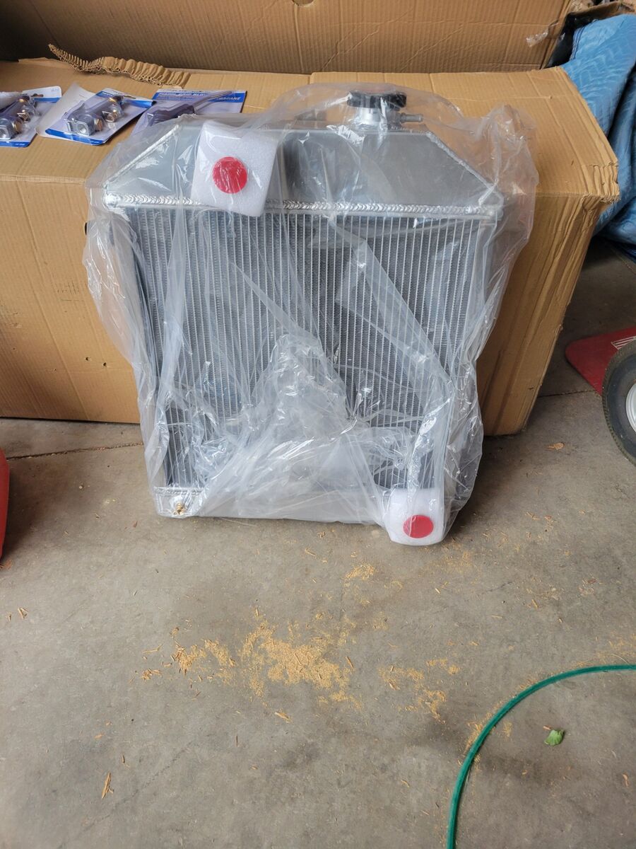 New Ford tractor radiator.