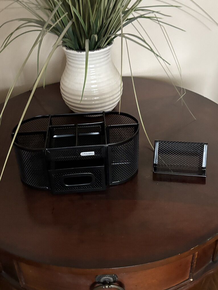 Rolex Mash Desk Organizer With smallPullout Drawer