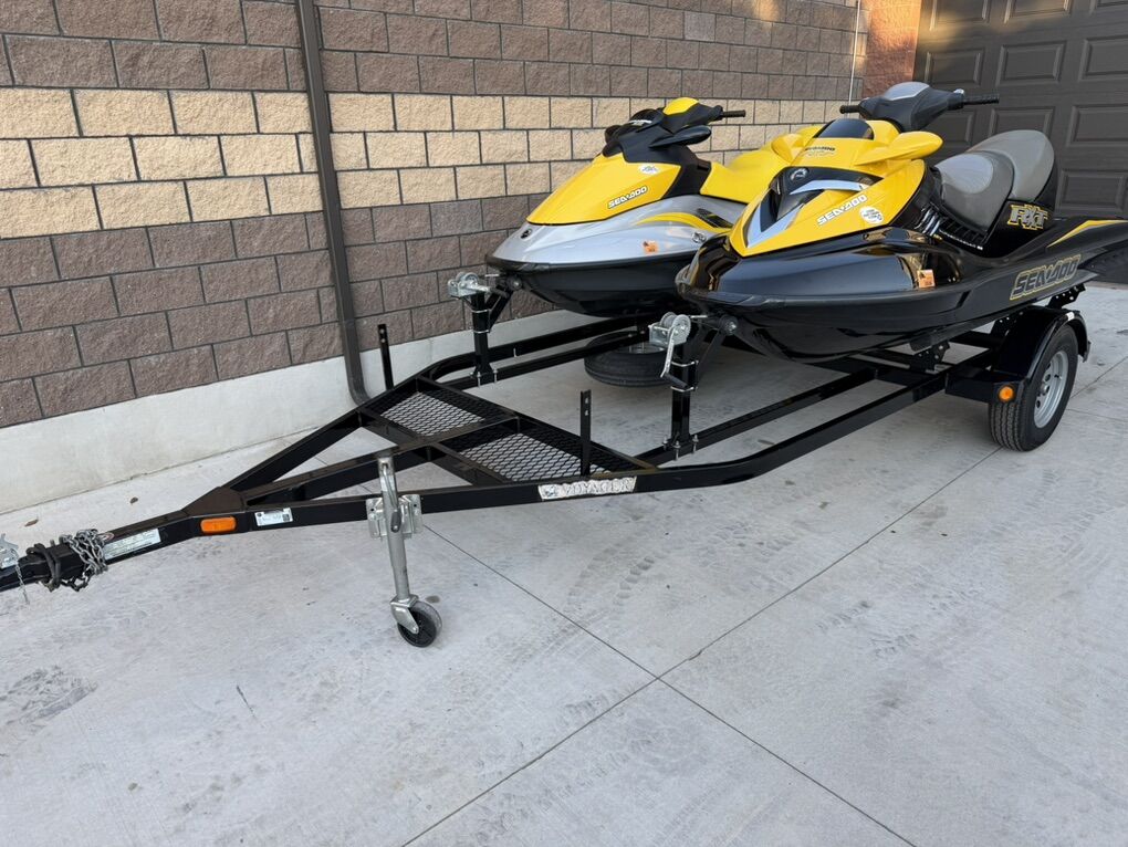 2 2007 SeaDoo RXT And GTI W/ 2023 Trailer