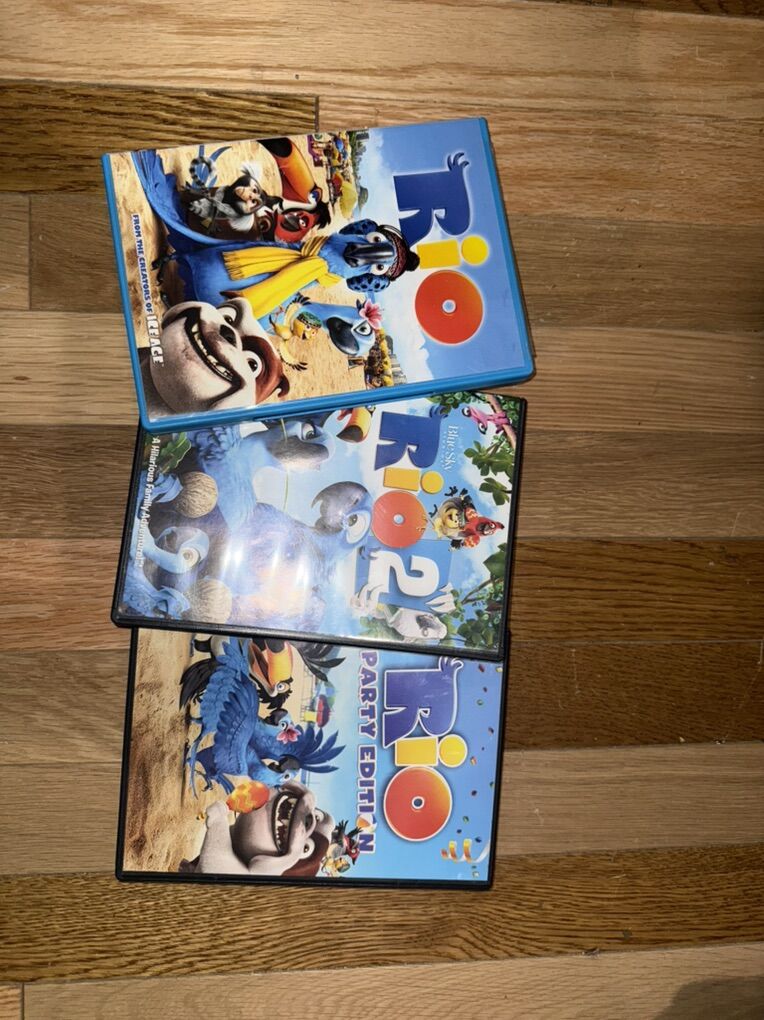 Rio & Rio2 Dvd Movies Plus Bonus Disc