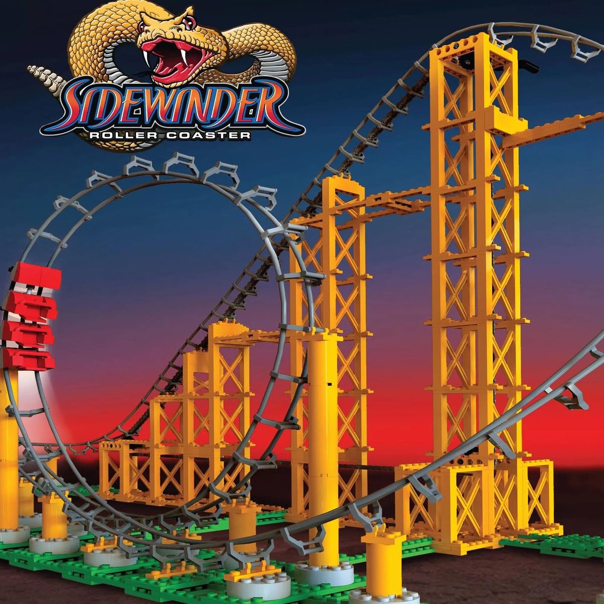 CDX Sidewinder Roller Coaster (Lego Compatible)