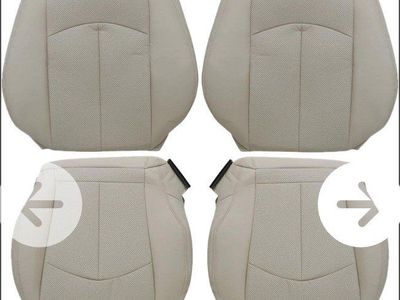 Beige Waterproof Replacement Leather Seat Covers Set for Mercedes (NEW)