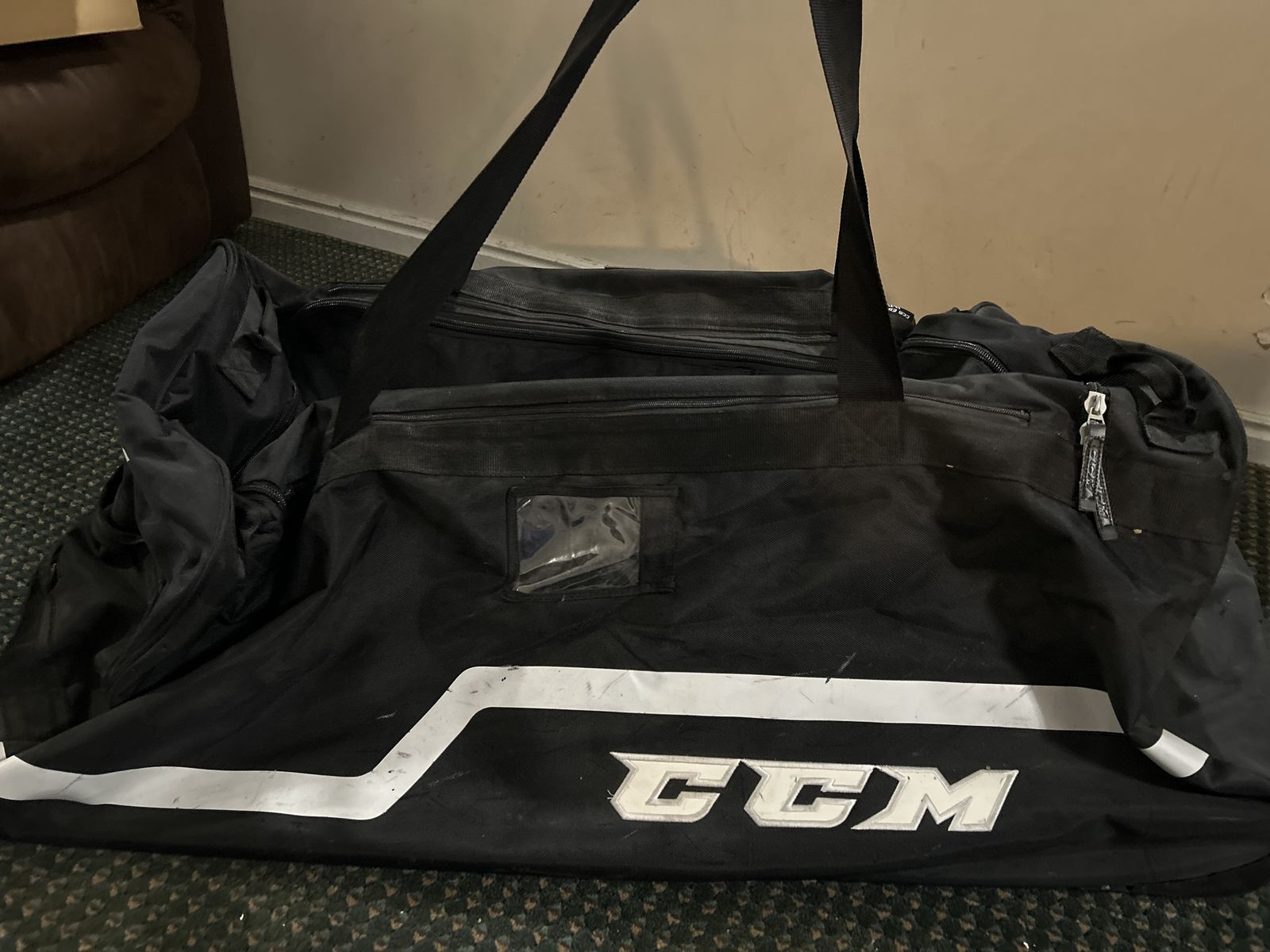 CCM wheeled hockey bag