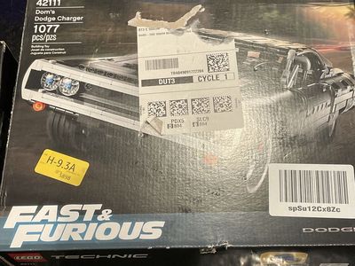 LEGO Technic 42111 Dom's Dodge Charger Fast & Furious Building Toy - 1077 Pieces, Ages 10+