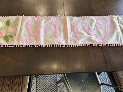 Spring Felt Table Runner