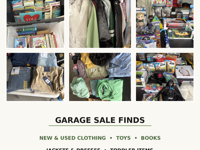 Garage Sale - Clothing, Books, Toys & Home Goods