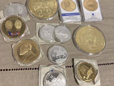 Liberia CommemoratIve Gold and Silver Plated