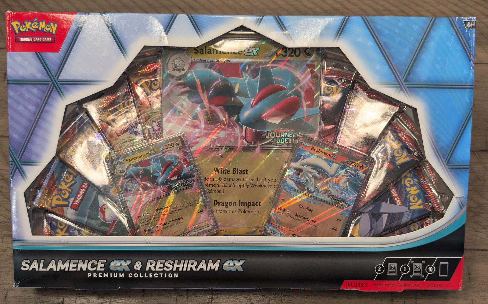 Salamence ex & Reshiram ex Premium Collection