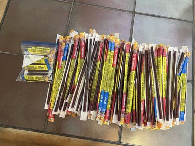 Slim Jims 6G protein 50/$30 or 100/$50 0.97 oz LARGE STICKS - most ORIGINAL, some MILD new/Sealed