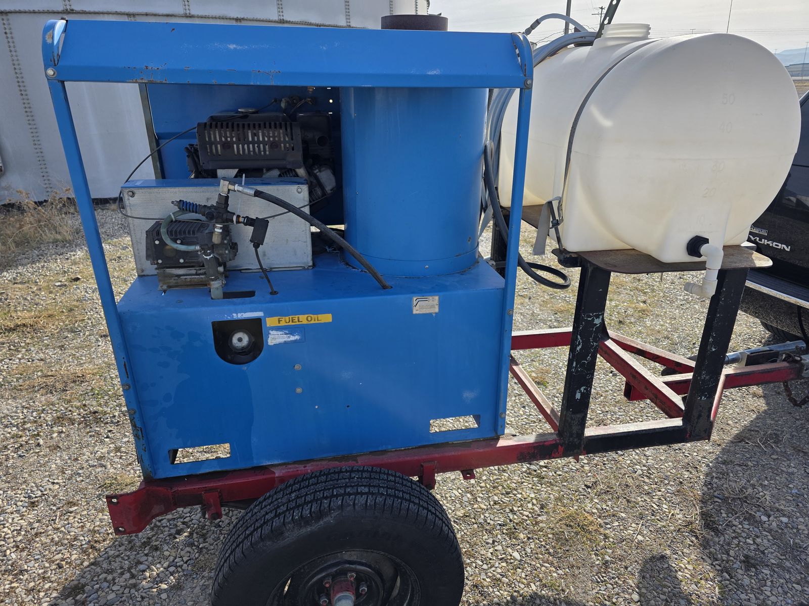 Pressure Washer Hot Water 3000PSI Trailer Made by Hydro Engineering