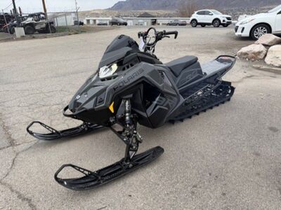 2025 Polaris® 9R PRO RMK 155 Shadow Gray / Gloss Black