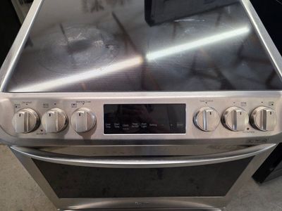 Lg slide-in electric stove