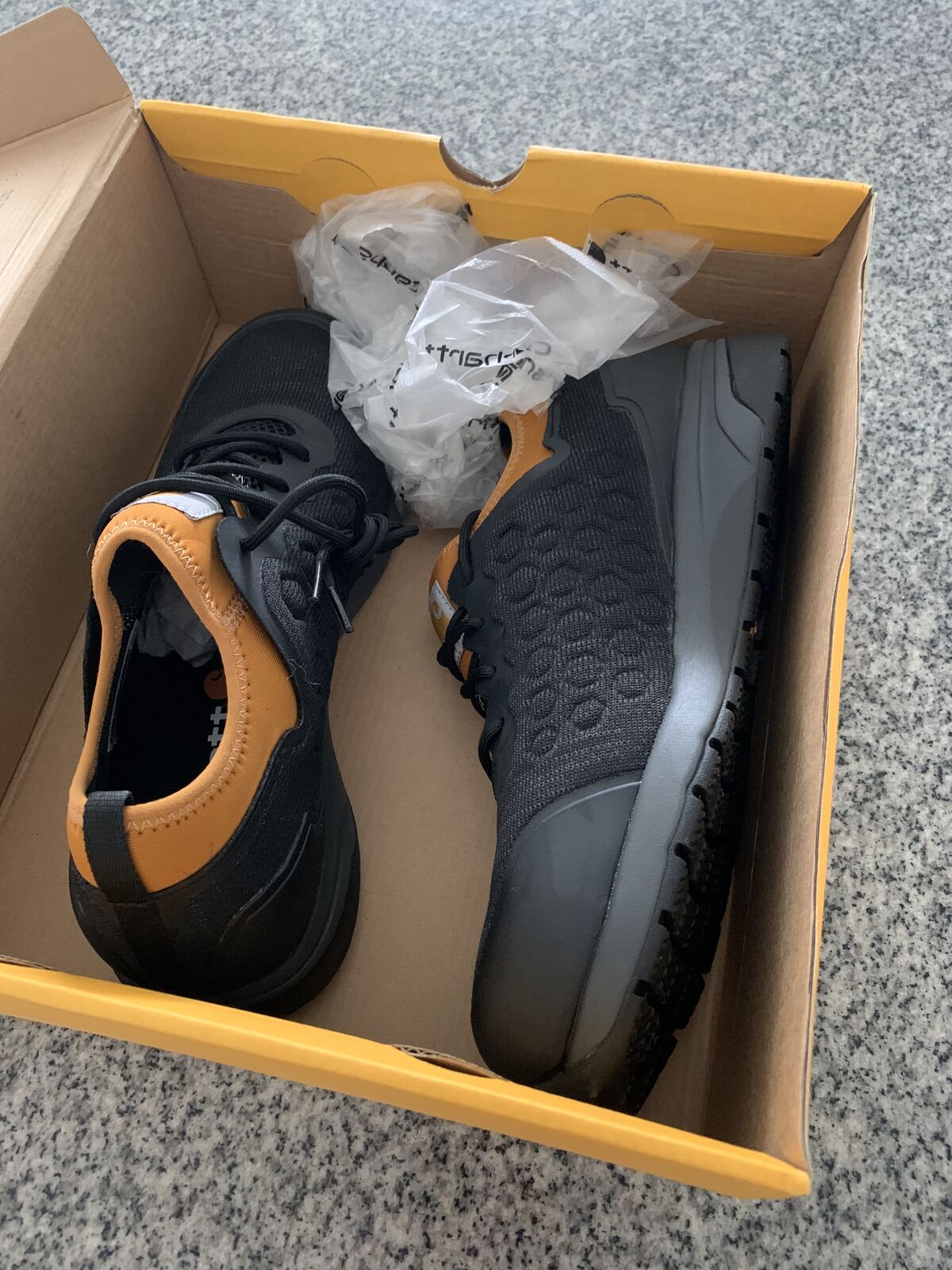 Carhartt safety shoes.