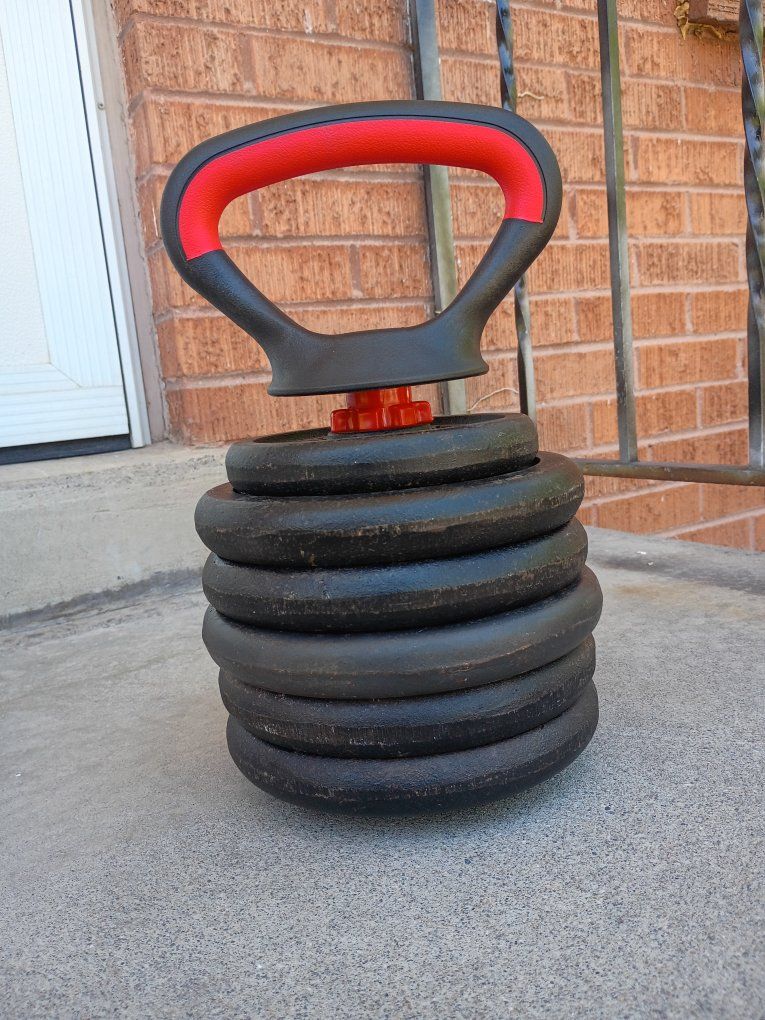 55 Lb Adjustable Kettlebell