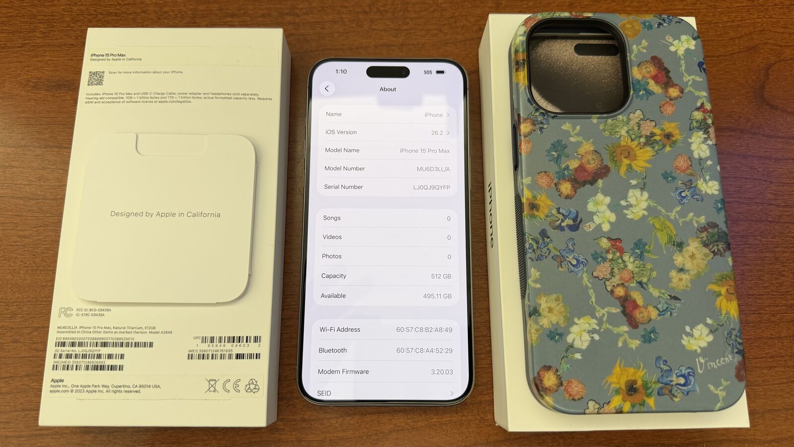 Unlocked iPhone 15 Pro Max 512GB Natural Titanium