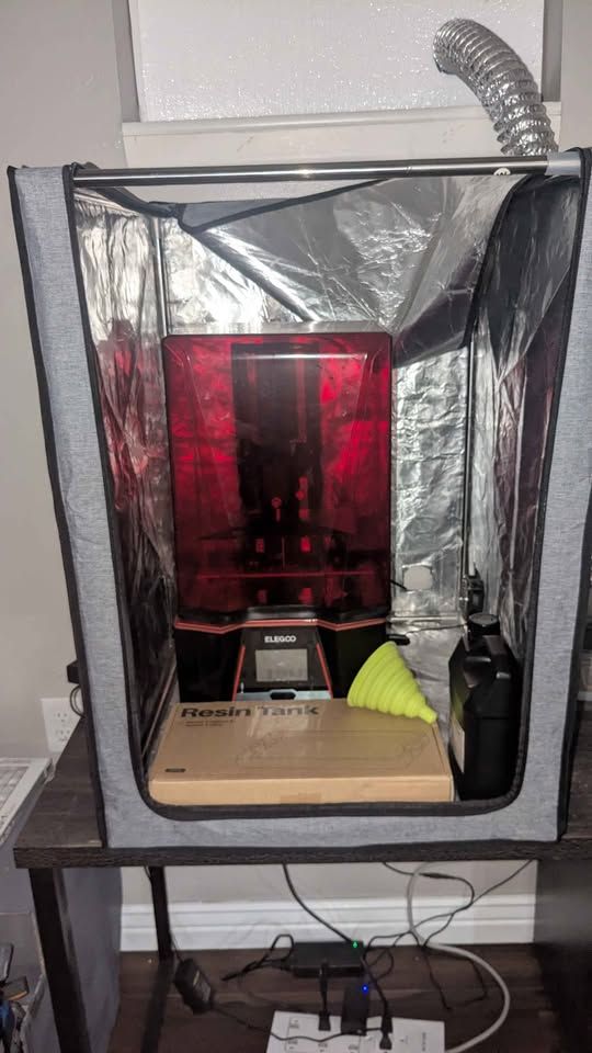 Elegoo Saturn 2 Resin 3D Printer Setup (Read Desc.)