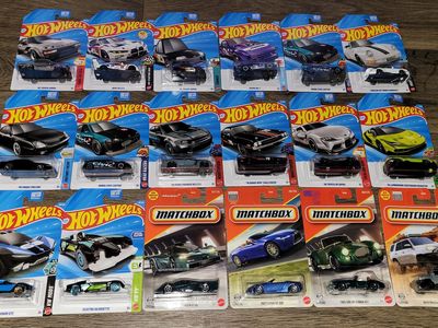Hot wheels and matchbox cars 2 with treasure hunts