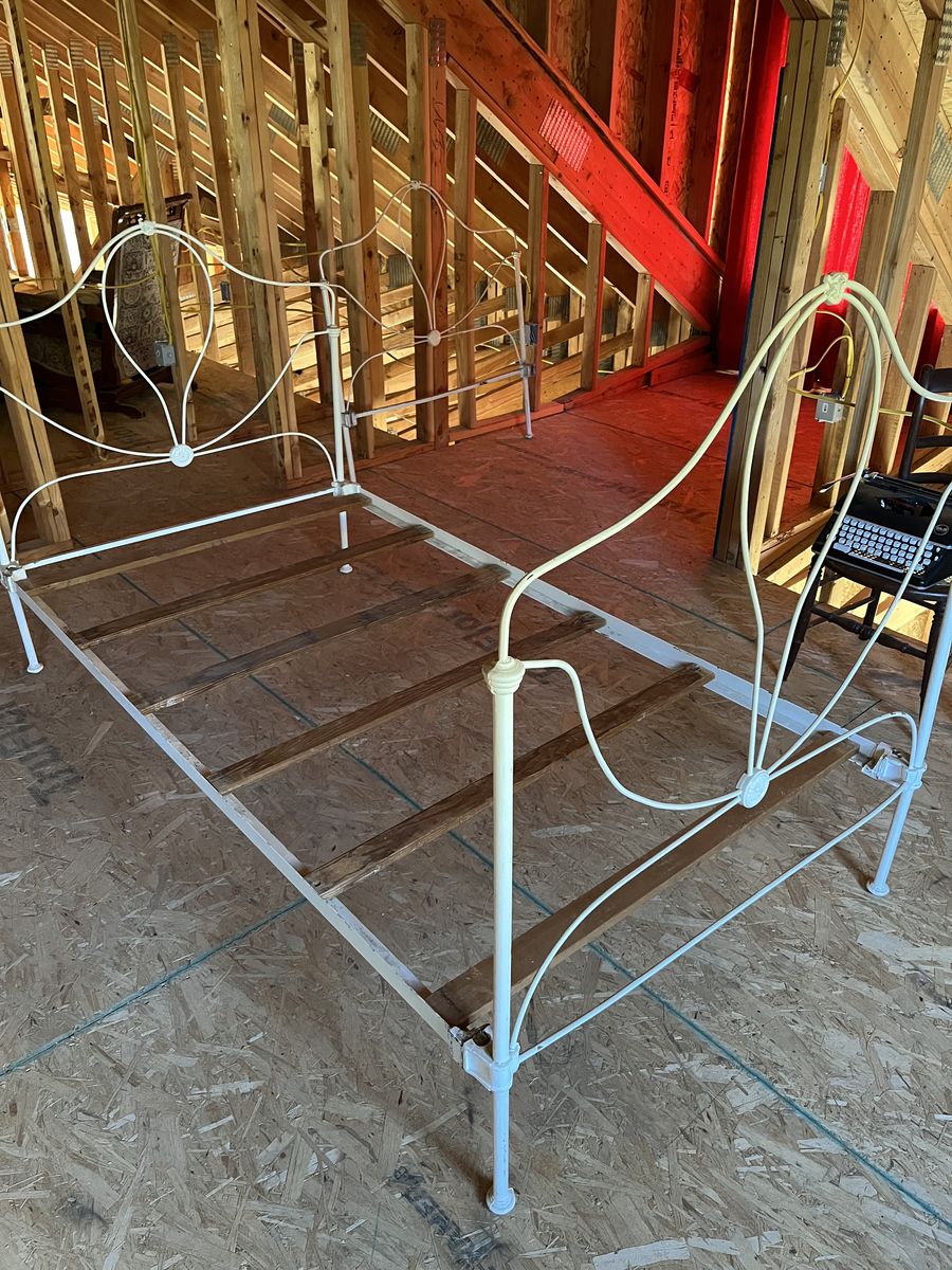 Antique iron bed frames